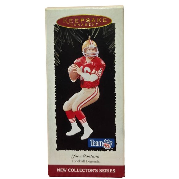 Hallmark Keepsake Ornament Joe Montana NFL Football Legends Collectors Series - Picture 1 of 8